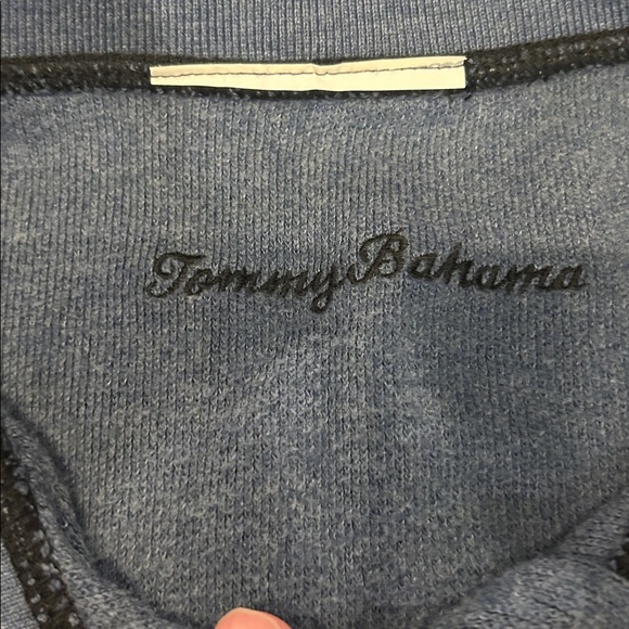 Tommy‎ Bahama Men's Black Zip-Up Sweater - Picture 2 of 3